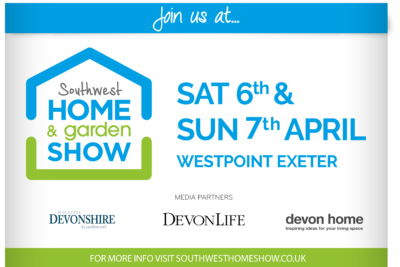 South West Home and Garden Show, Westpoint, Exeter 7th & 8th April 2019
