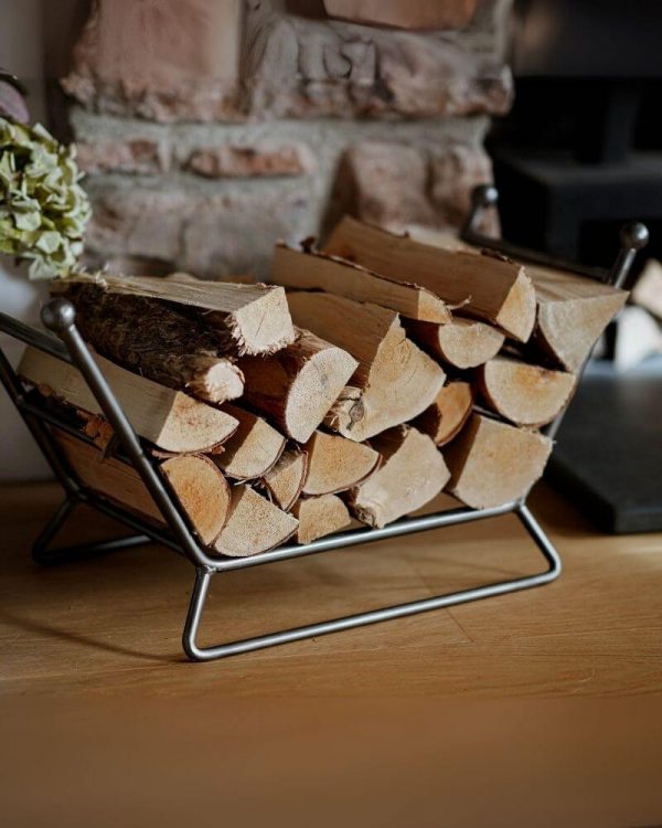 low-round-bar-log-holder