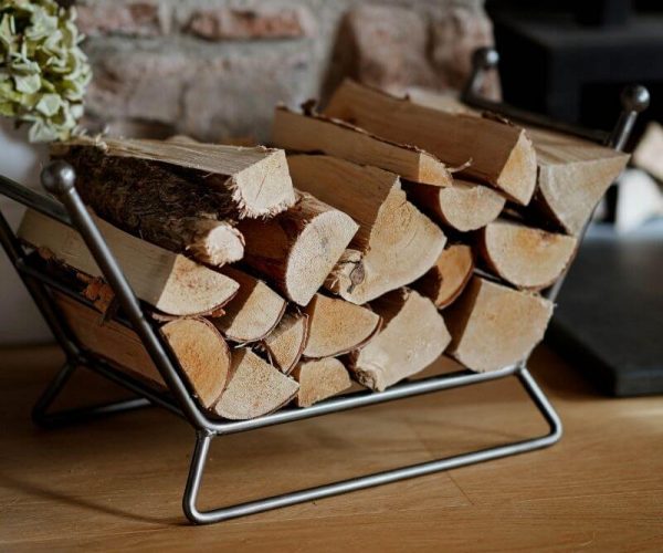 low-round-bar-log-holder