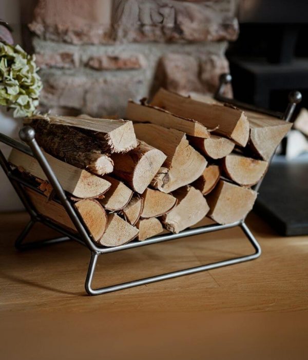 low-round-bar-log-holder