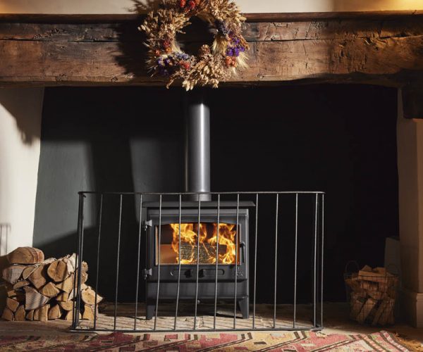 Croft 8 RET in Black with Black Handle and Black Airwash and Fireguard